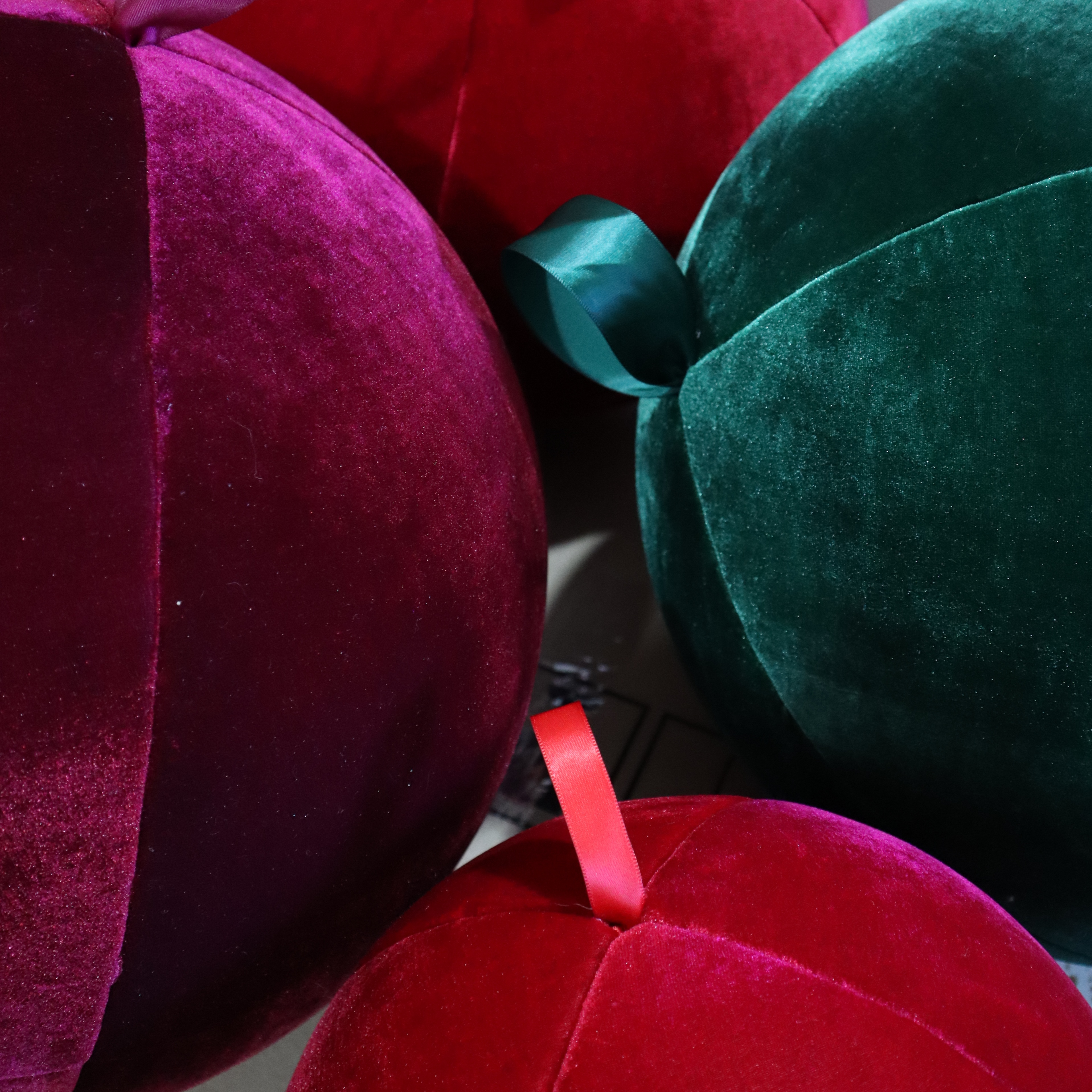 Esfera textil terciopelo