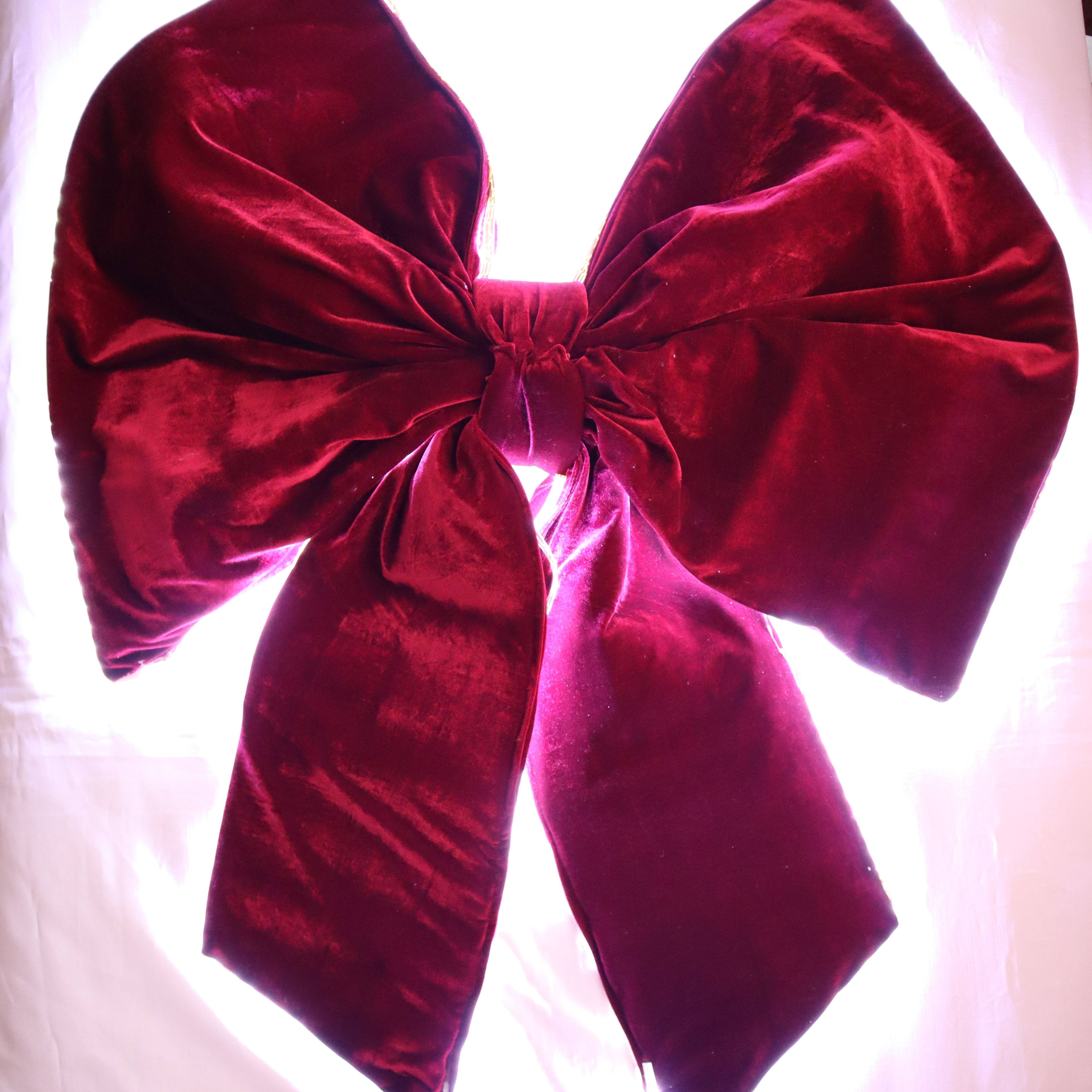 Moño gigante con luz led