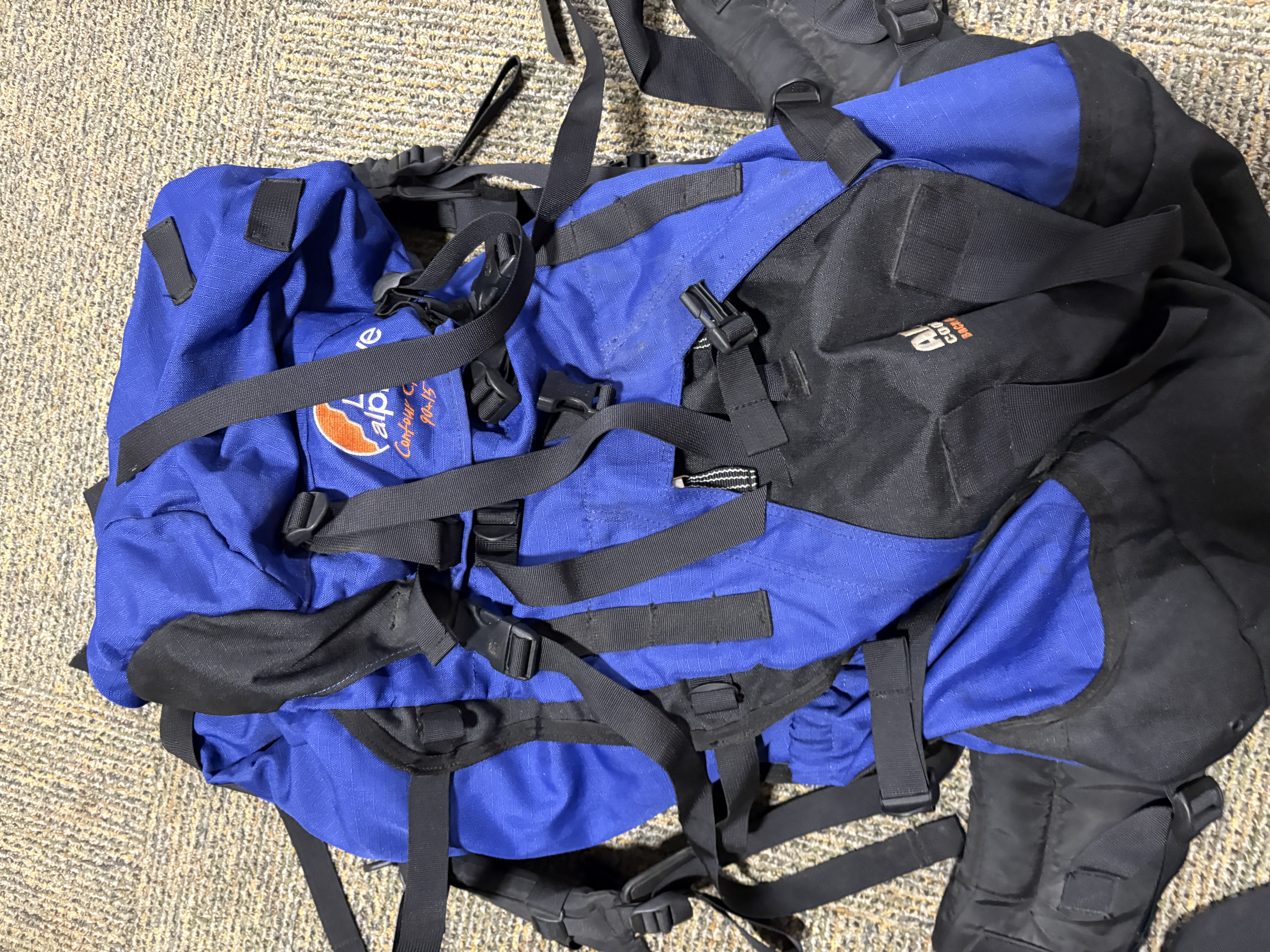 Blue backpack
