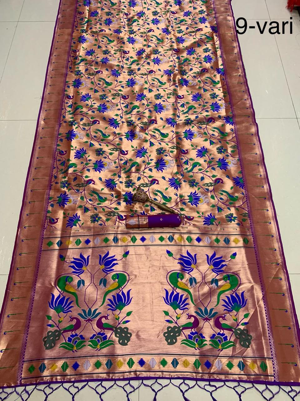 MINAKARI MUNIYA BODER PAITHANI 9 YARDS