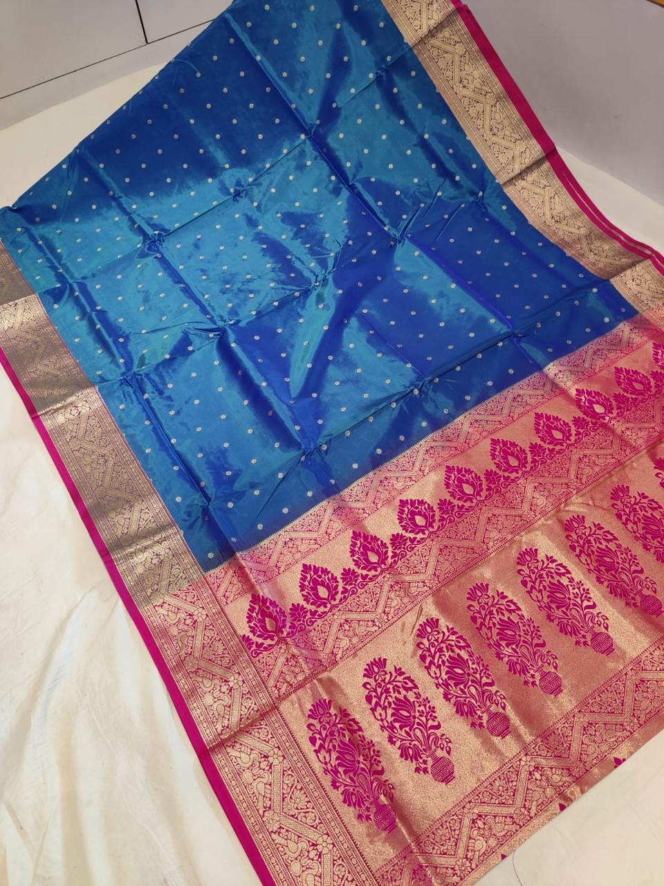 Semi Kanjivaram 9 yards