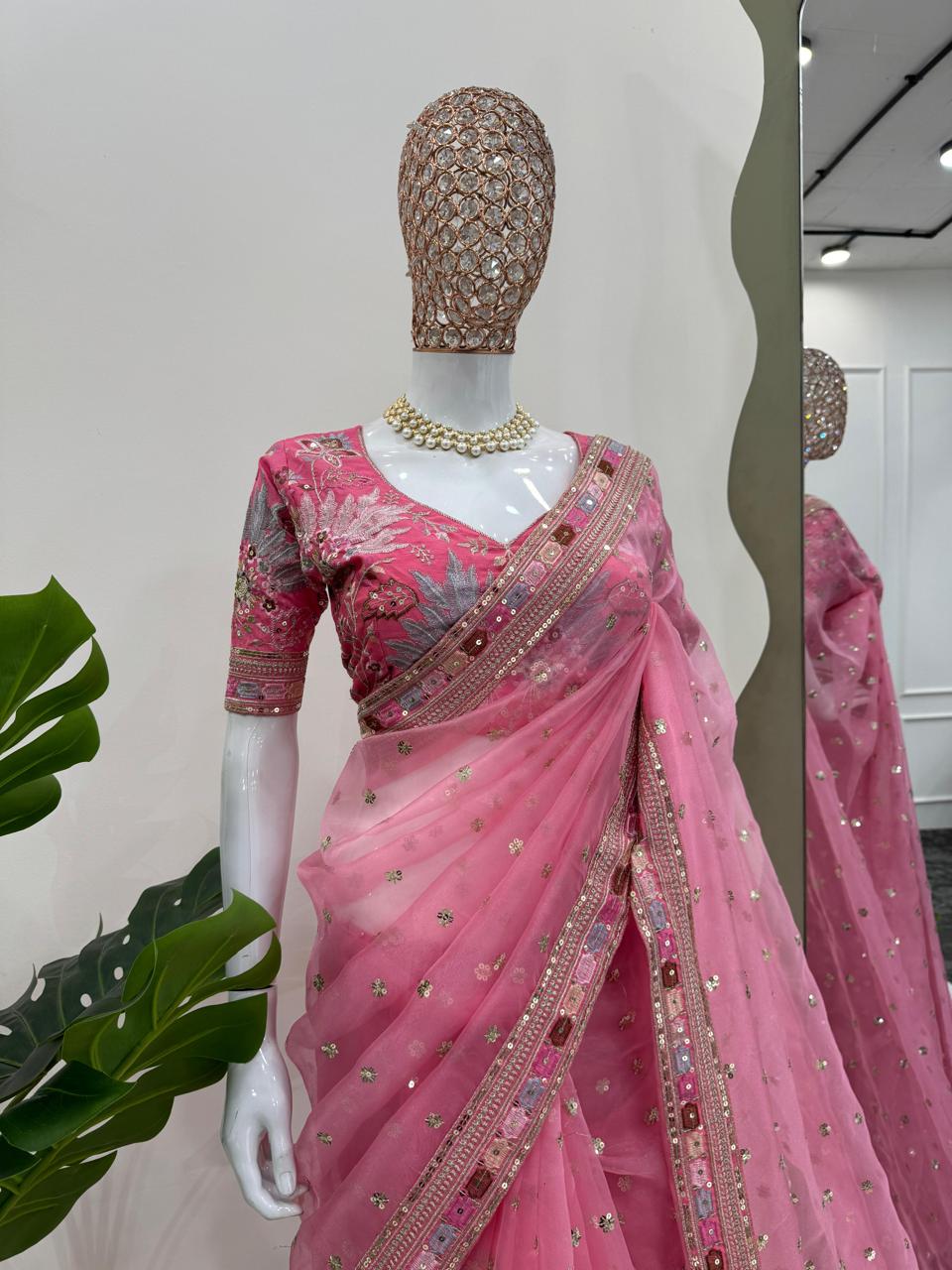 Heavy Organza Saree