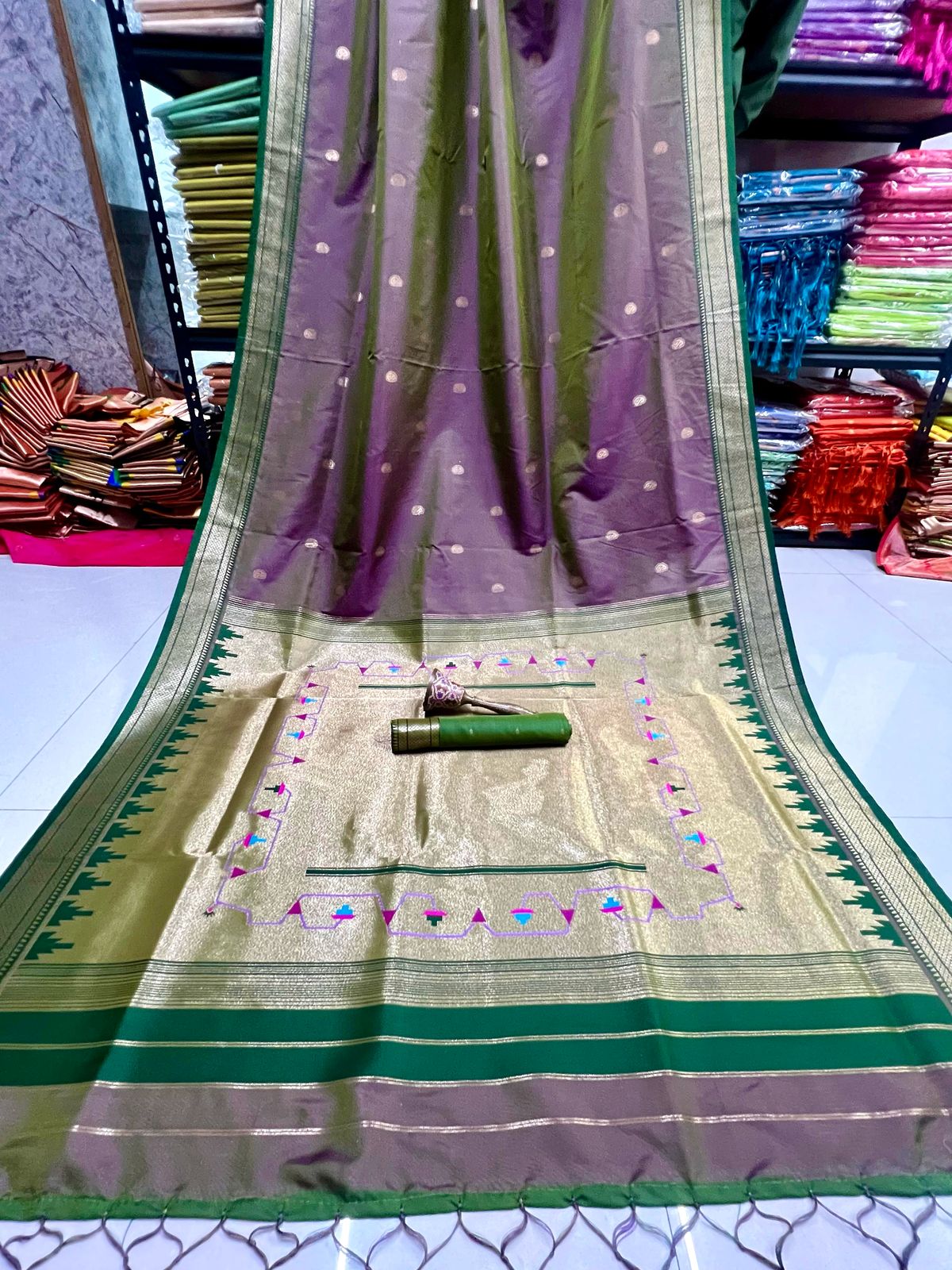 Kanchivaram Paithani Saree