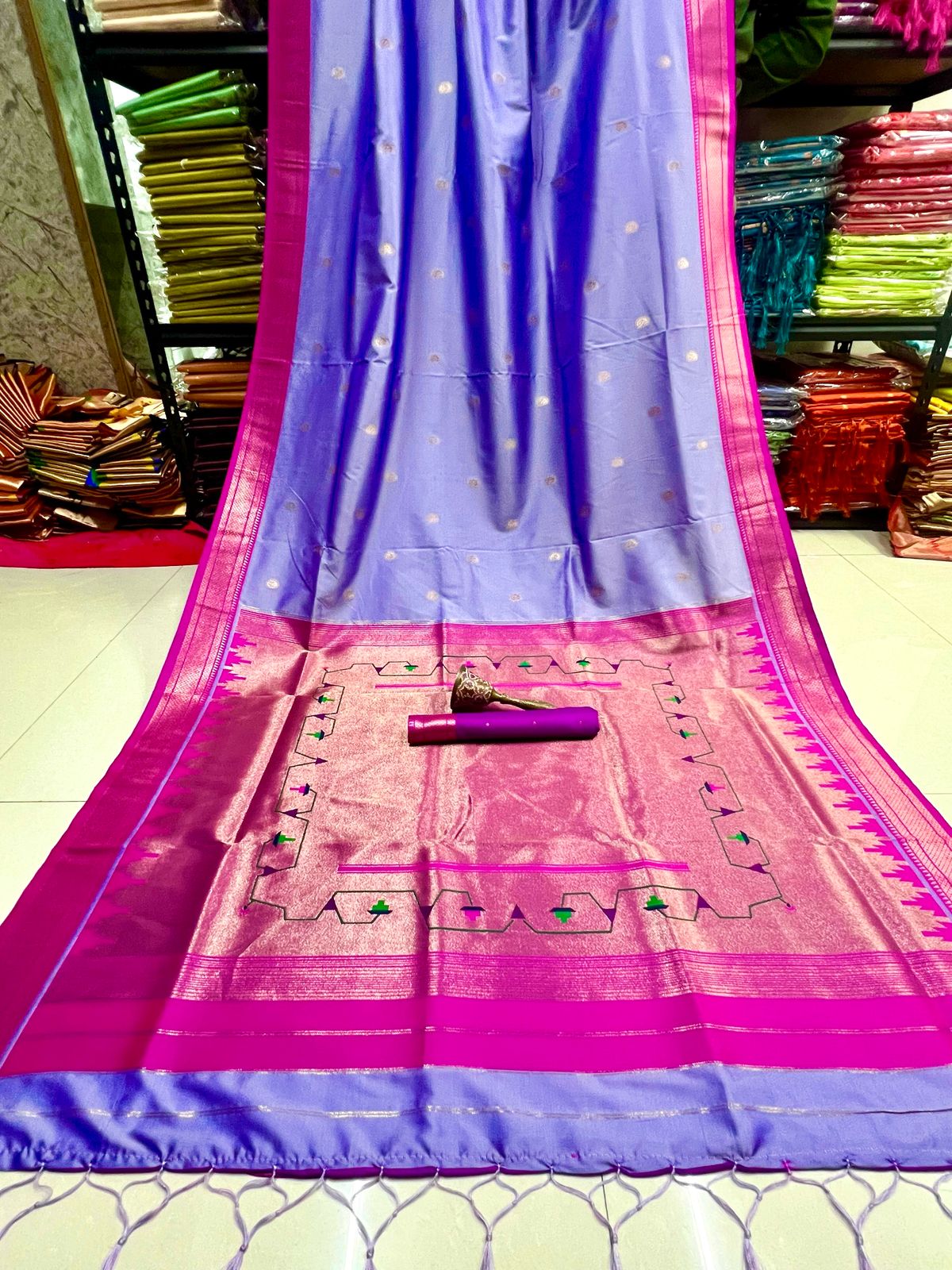 Kanchivaram Paithani Saree