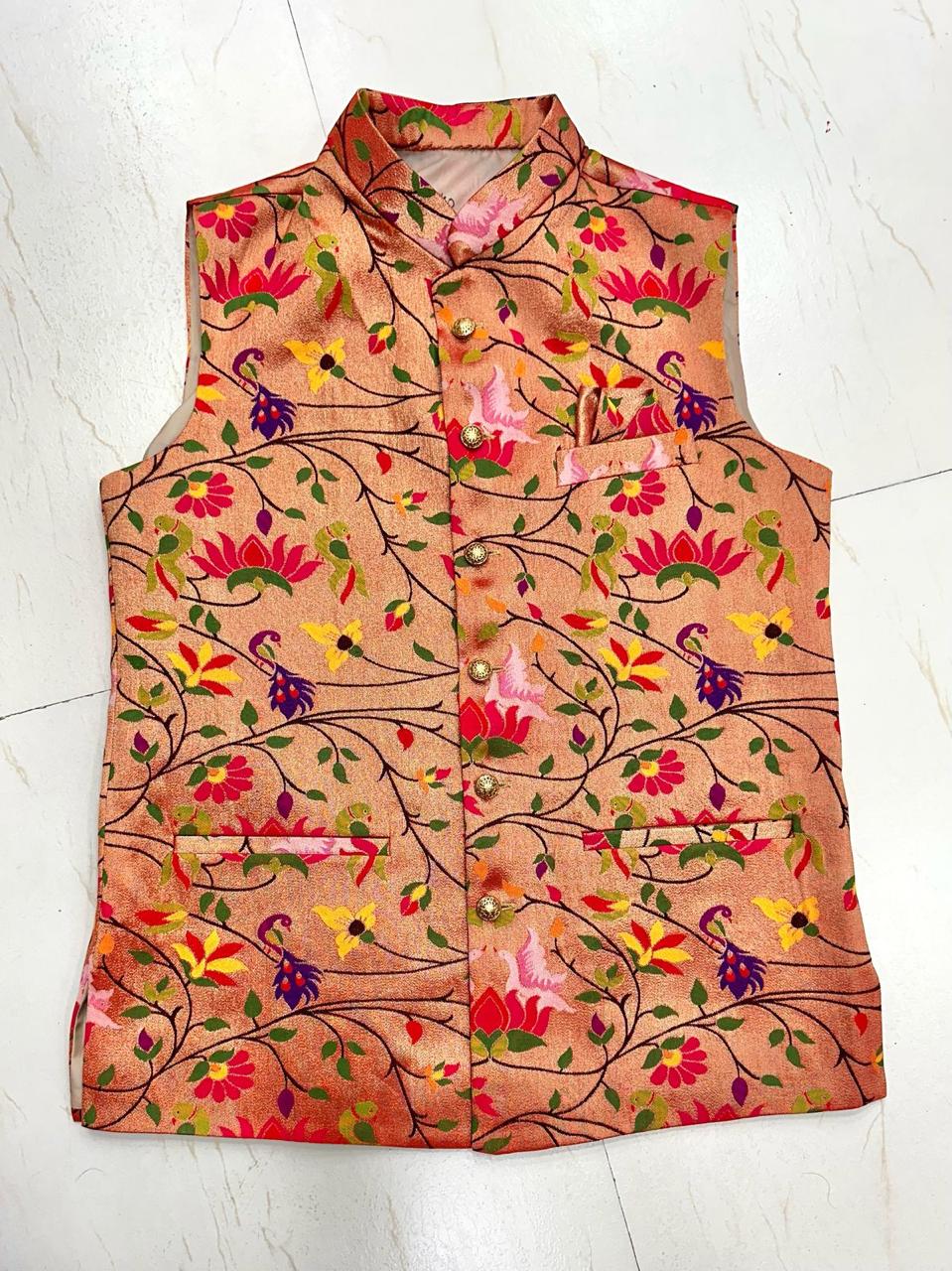 Men Paithani Jacket