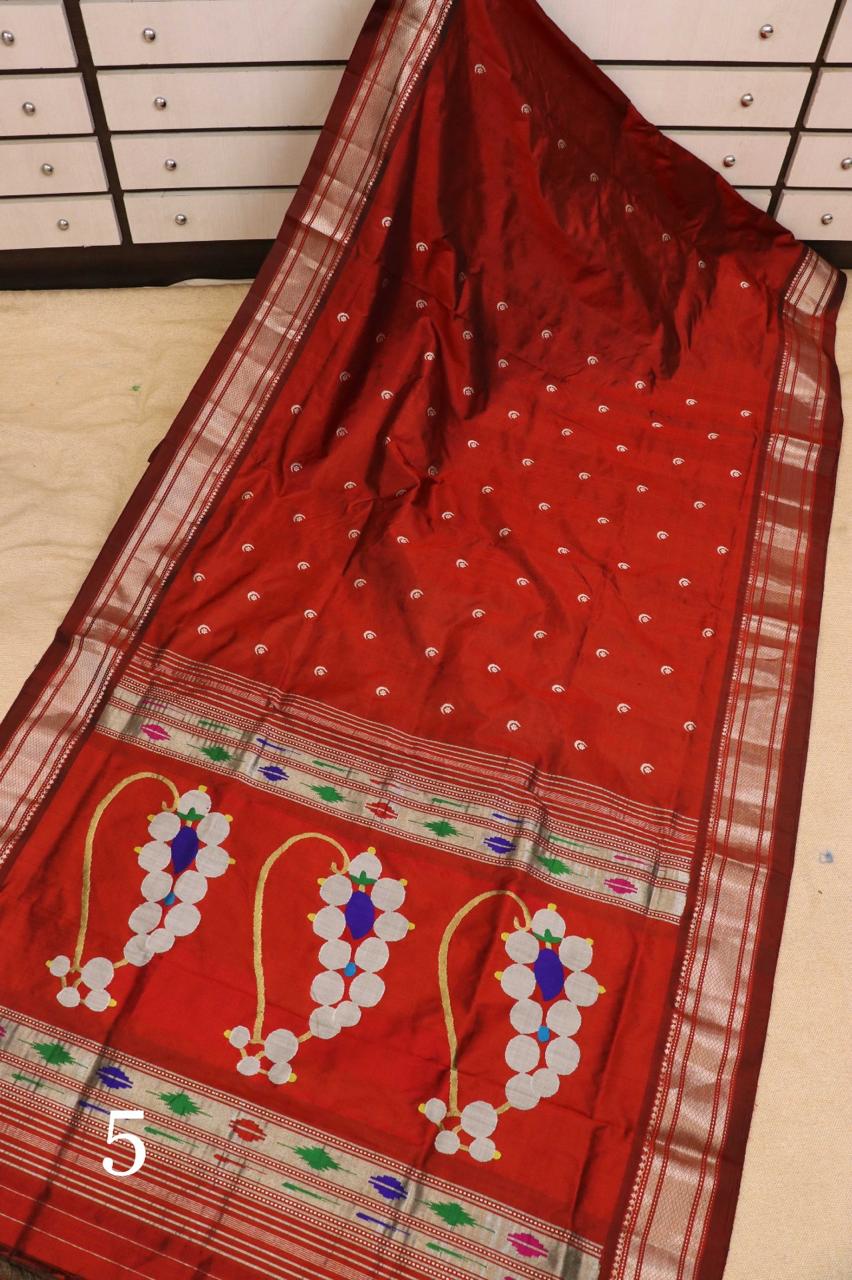 Pure Silk Handloom Paithani