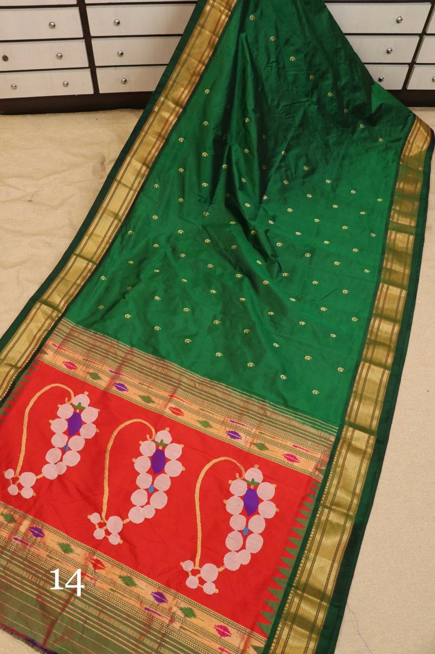 Pure Silk Handloom Paithani