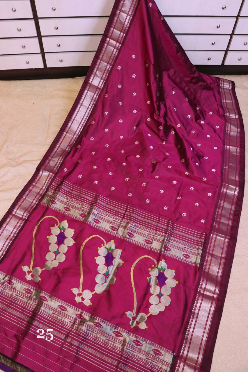 Pure Silk Handloom Paithani