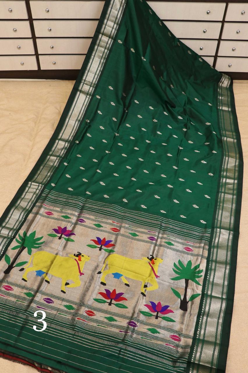 Pure Silk Handloom Paithani