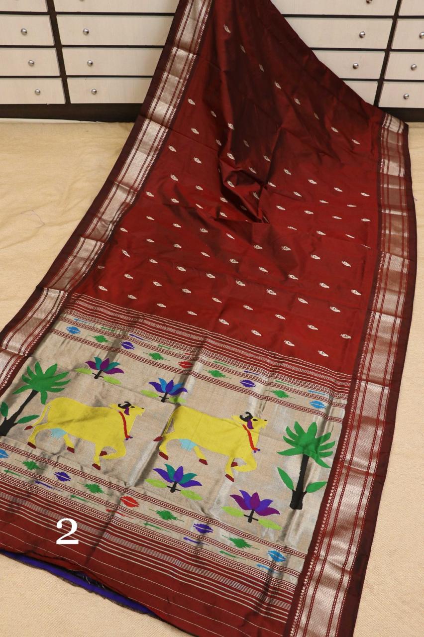 Pure Silk Handloom Paithani