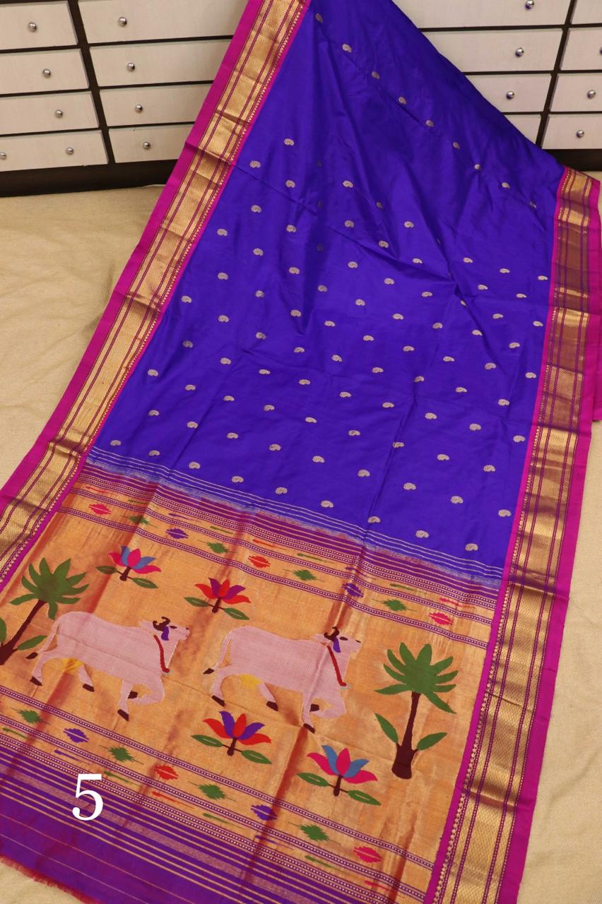 Pure Silk Handloom Paithani
