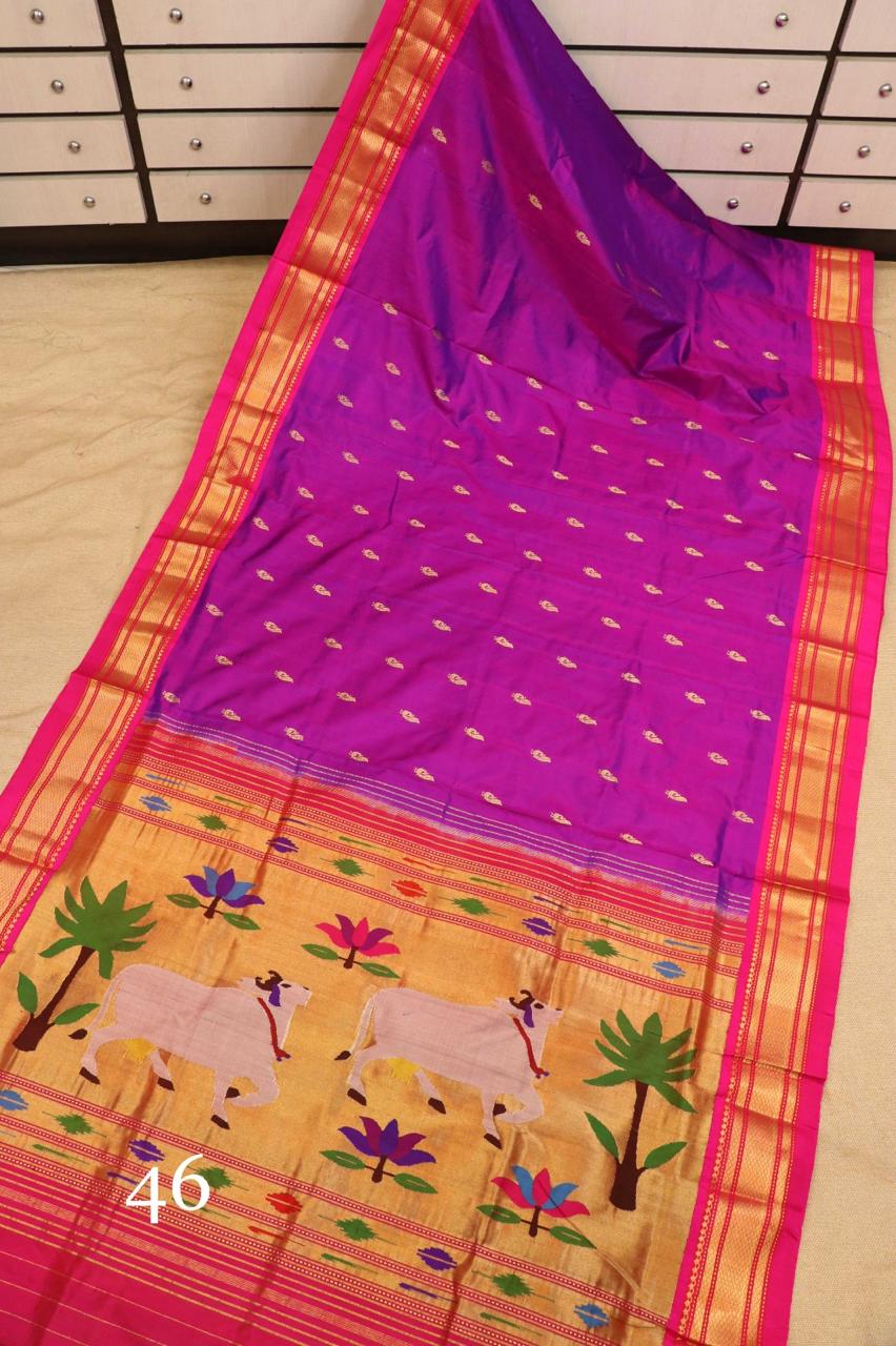 Pure Silk Handloom Paithani