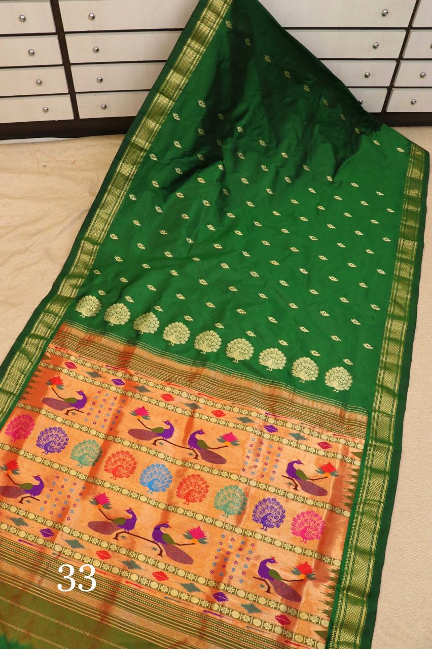 Pure Silk Handloom Paithani