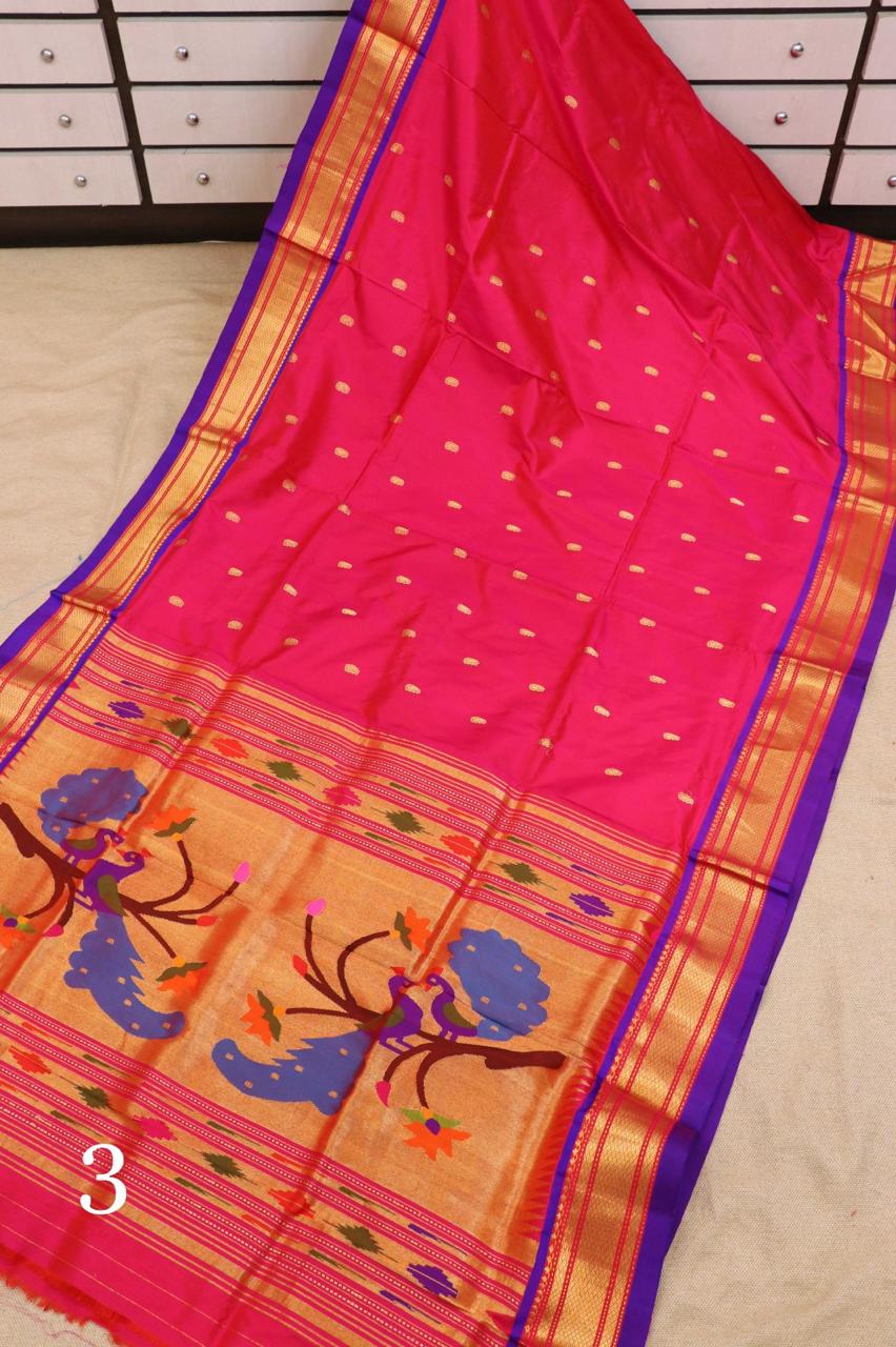 Pure Silk Handloom Paithani
