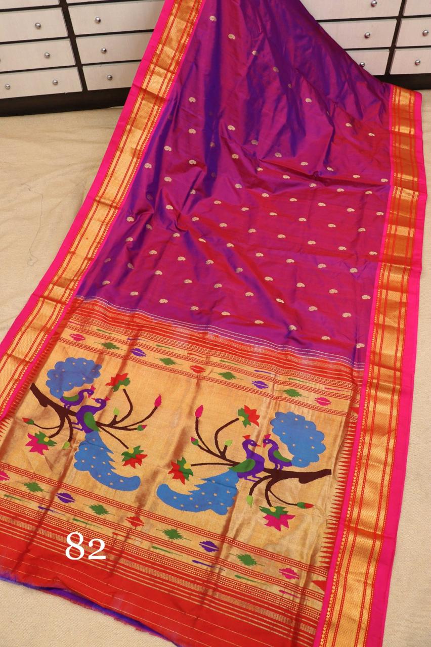 Pure Silk Handloom Paithani
