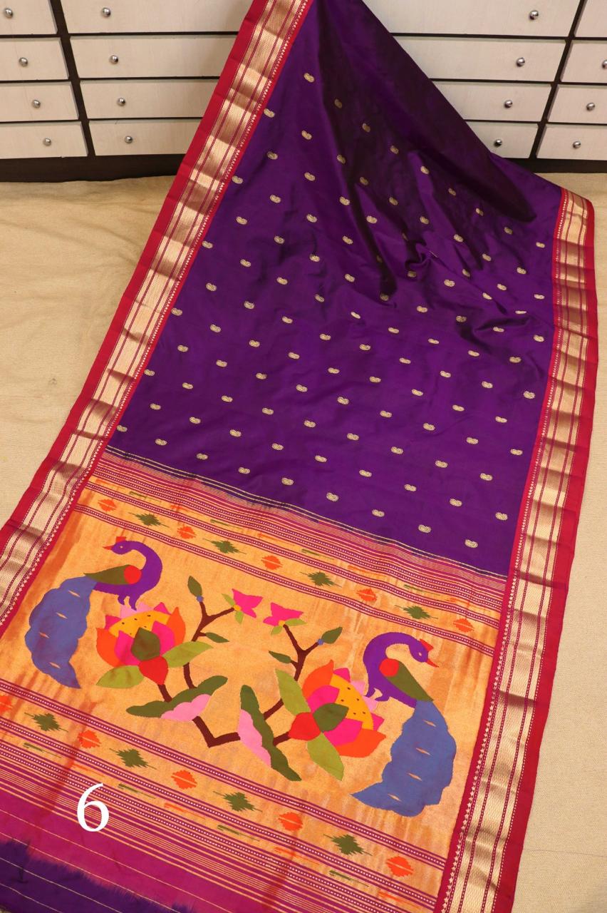 Pure Silk Handloom Paithani