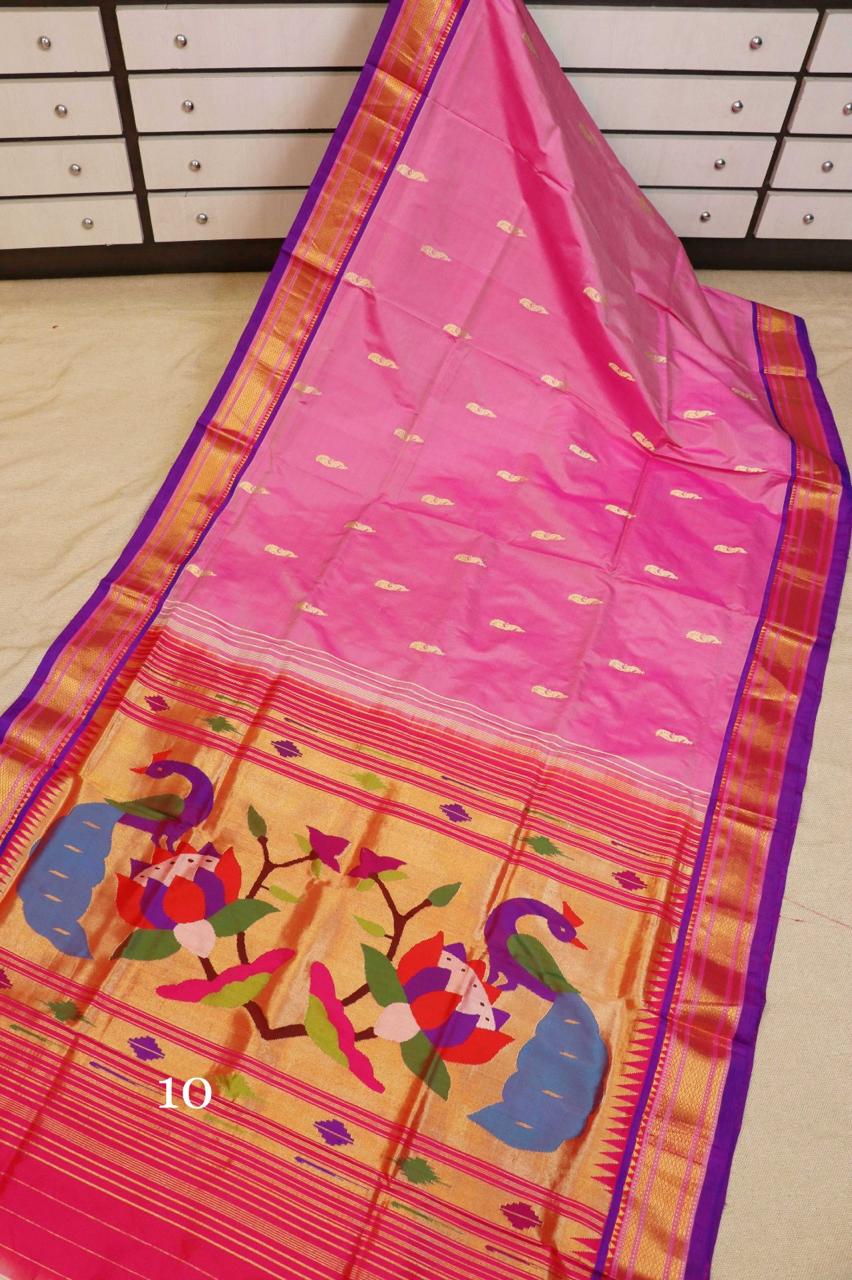 Pure Silk Handloom Paithani