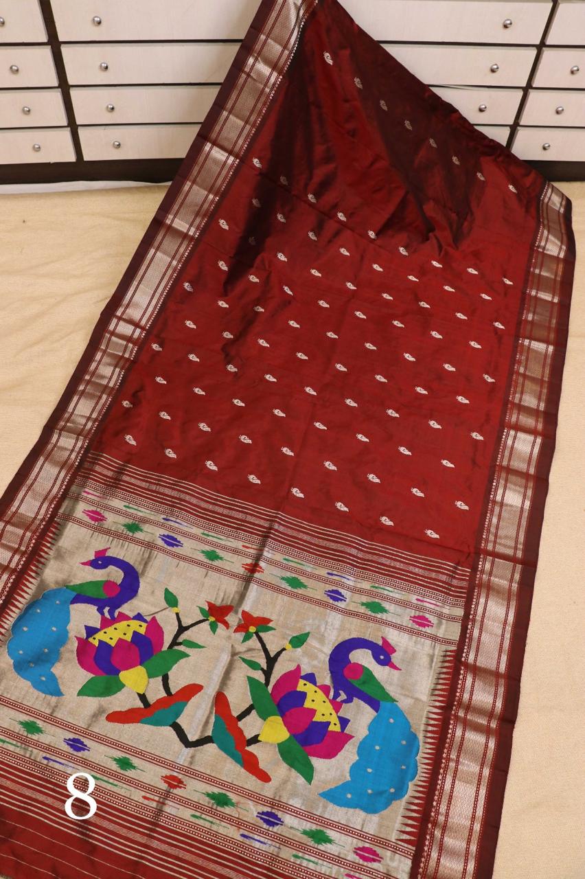 Pure Silk Handloom Paithani