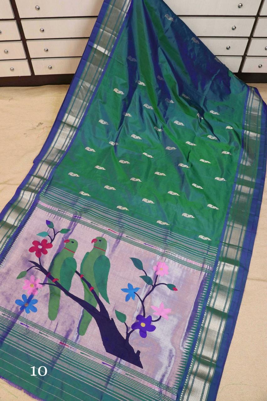 Pure Silk Handloom Paithani