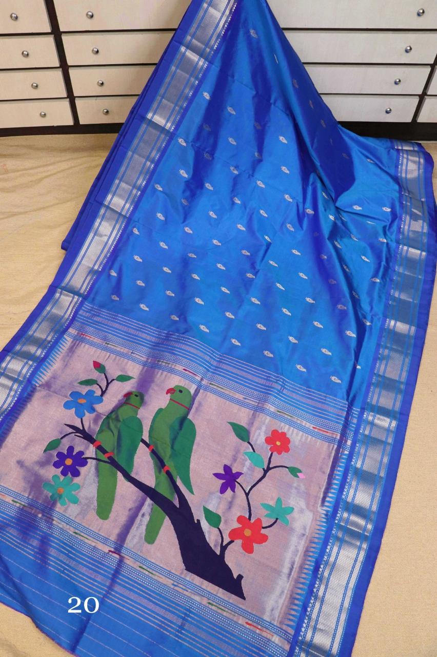 Pure Silk Handloom Paithani