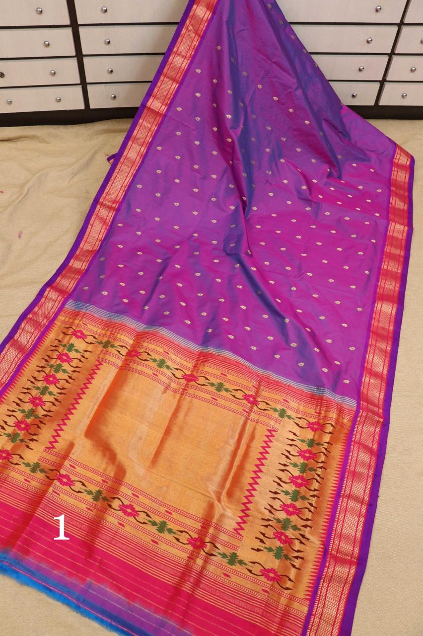 Pure Silk Handloom Paithani