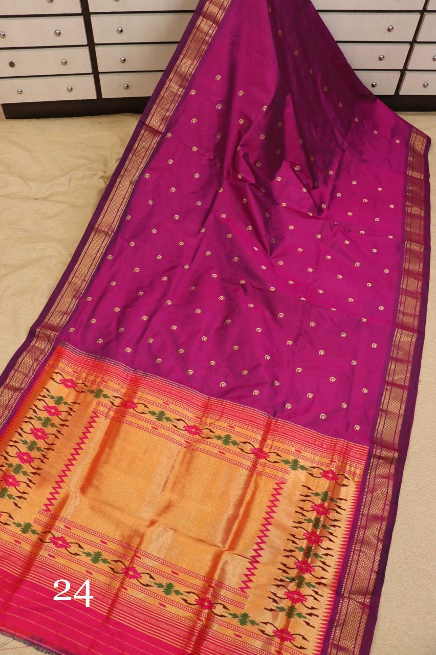 Pure Silk Handloom Paithani