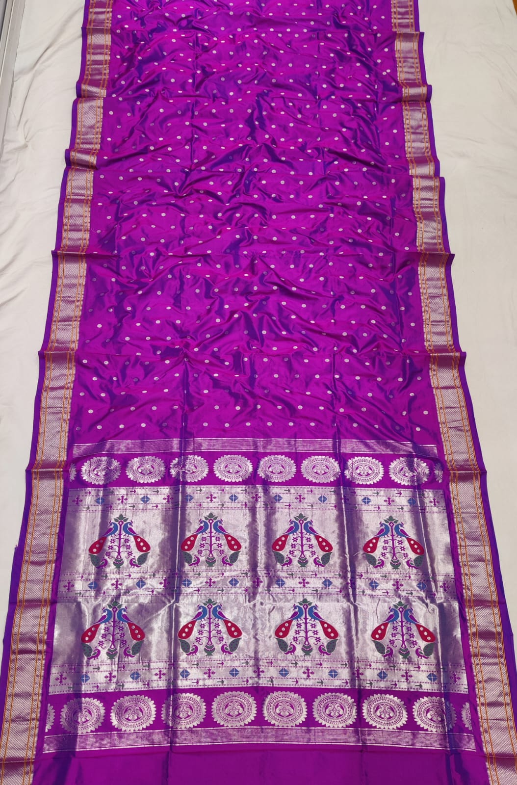 Pure Silk Powerloom Paithani