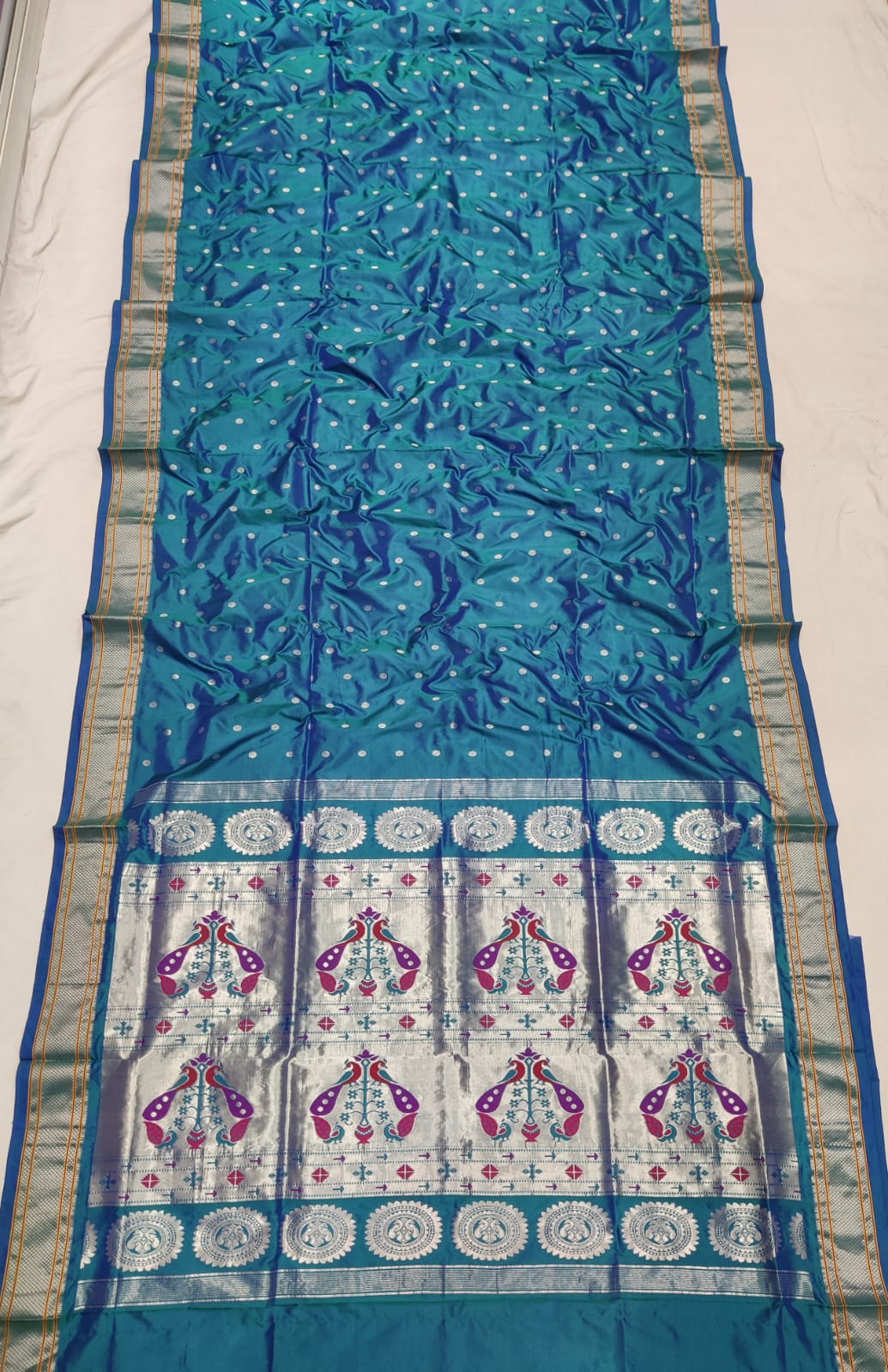 Pure Silk Powerloom Paithani