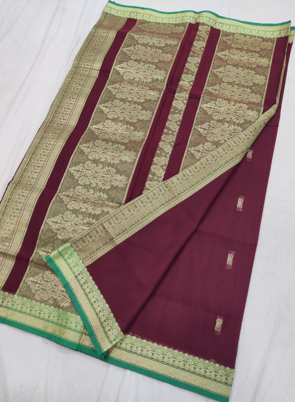 Cotton Nauvari ( 9 Yards ) 