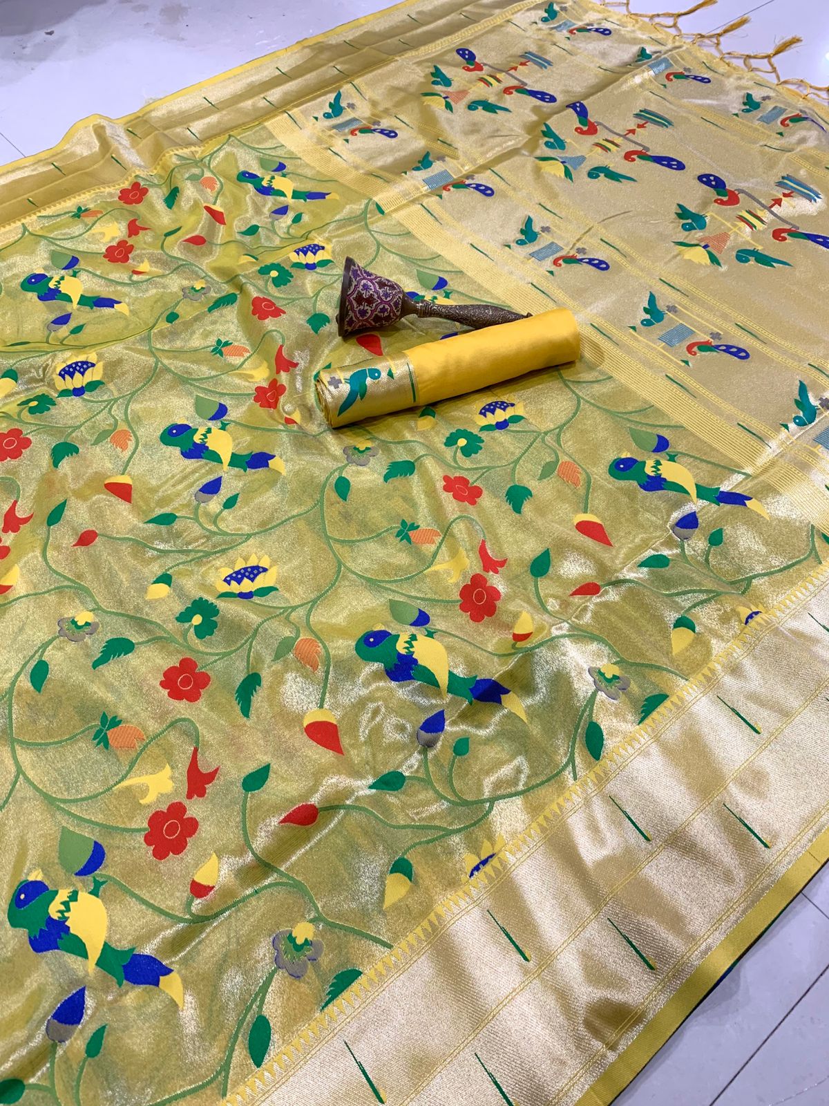 Pure Tissue Paithani Silk Saree