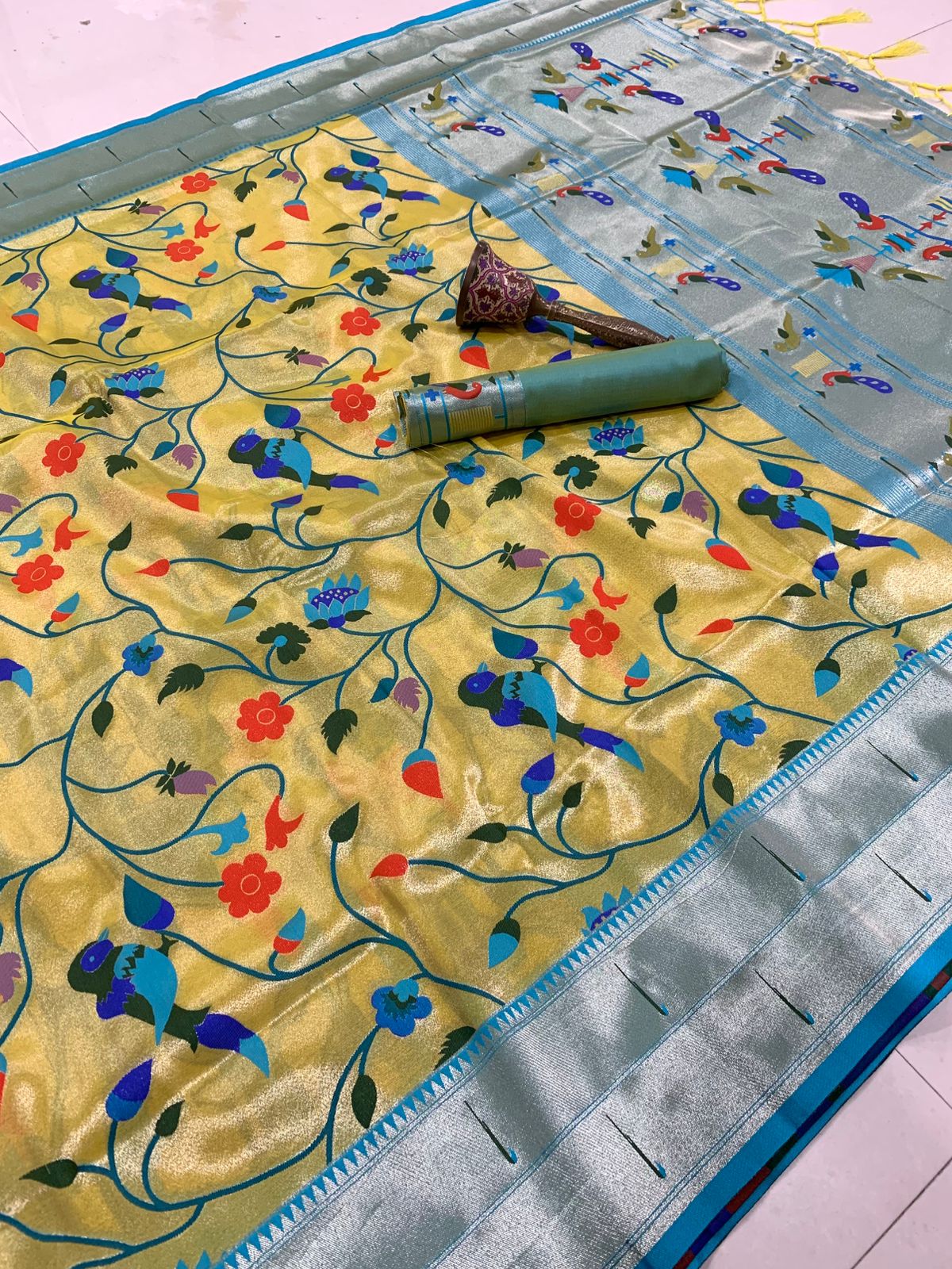 Pure Tissue Paithani Silk Saree