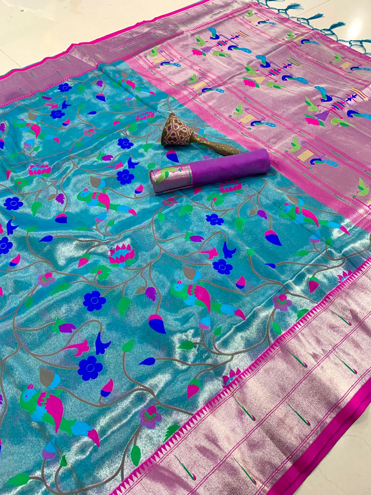 Pure Tissue Paithani Silk Saree