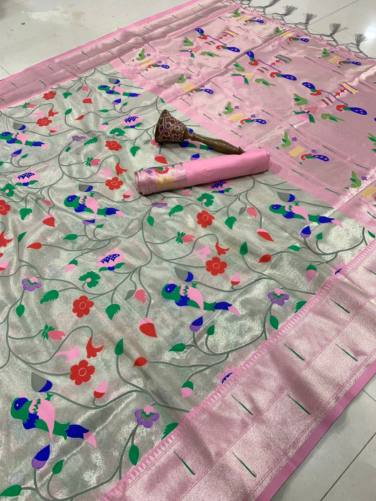 Pure Tissue Paithani Silk Saree