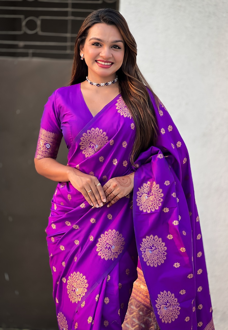 Semi Muga Silk Saree