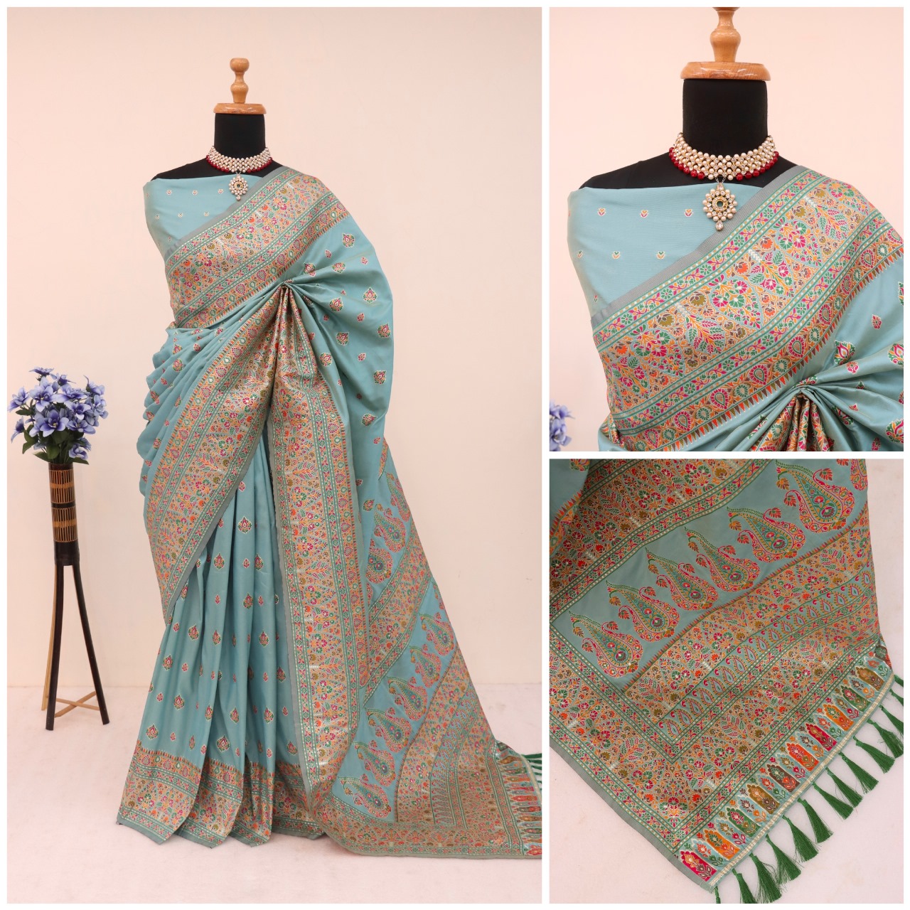 Pashmina Kashmiri Saree