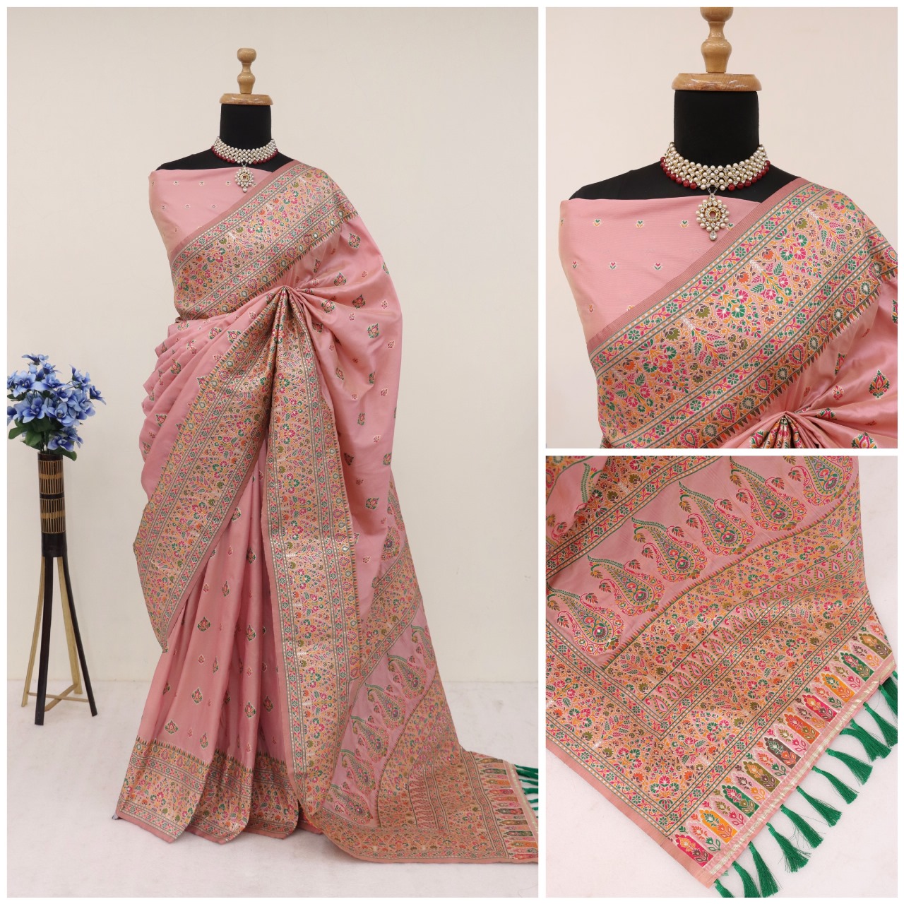 Pashmina Kashmiri Saree