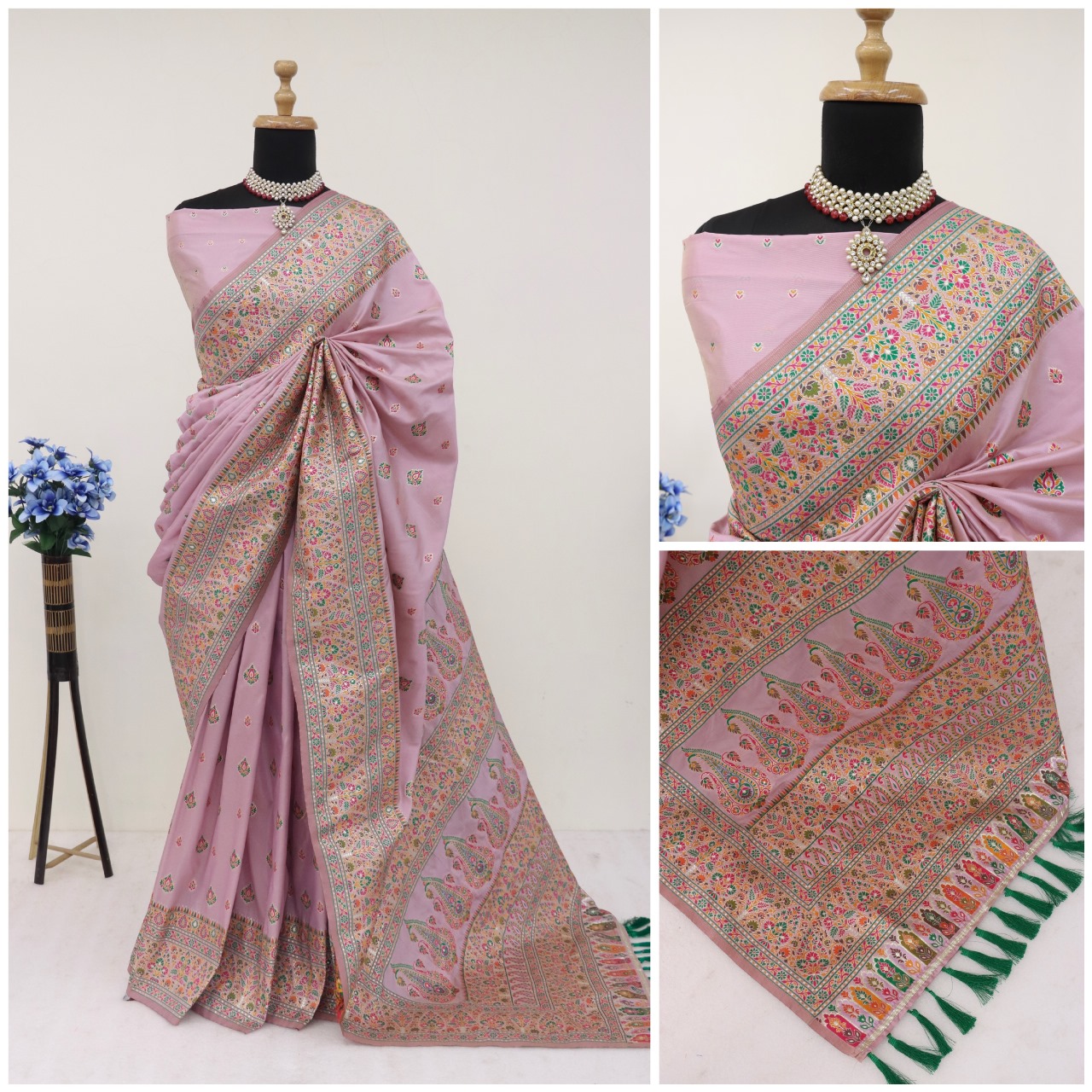 Pashmina Kashmiri Saree