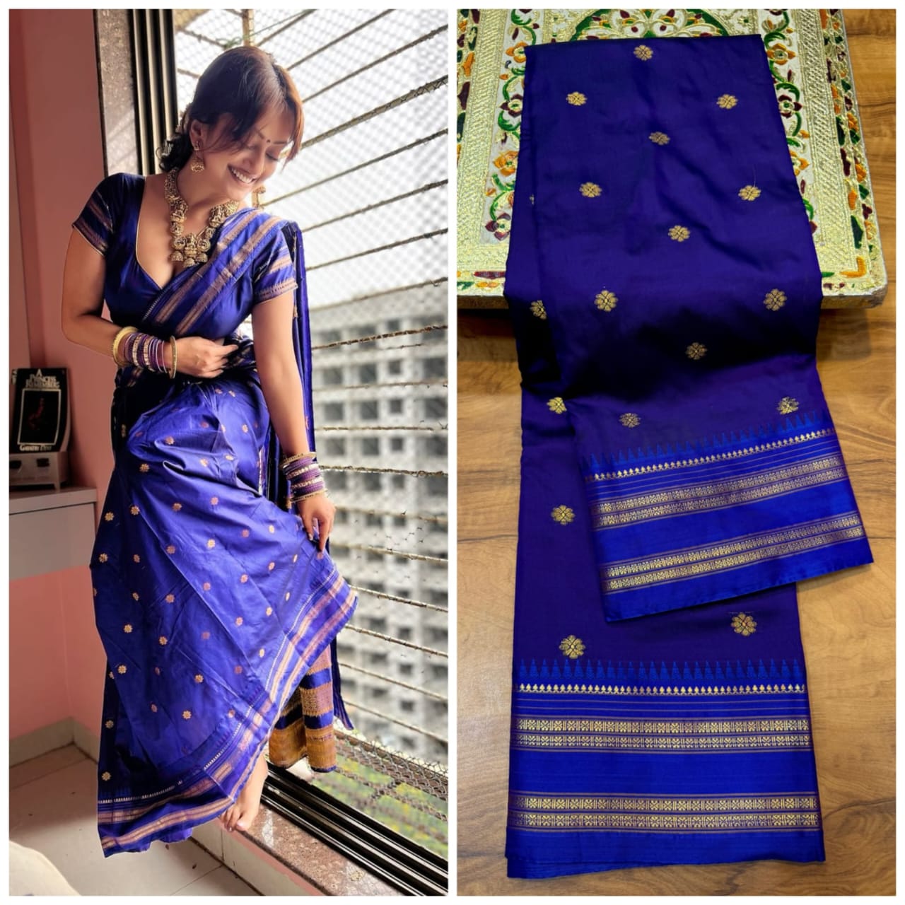 Semi Silk Narayanpeth Saree