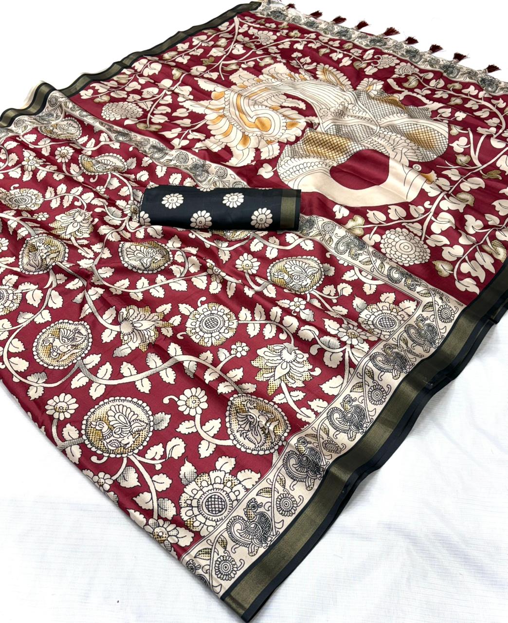 Kalamkari Printed Saree