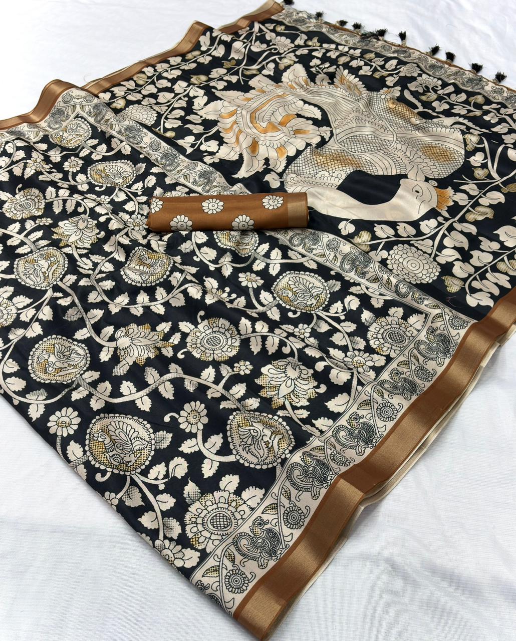 Kalamkari Printed Saree