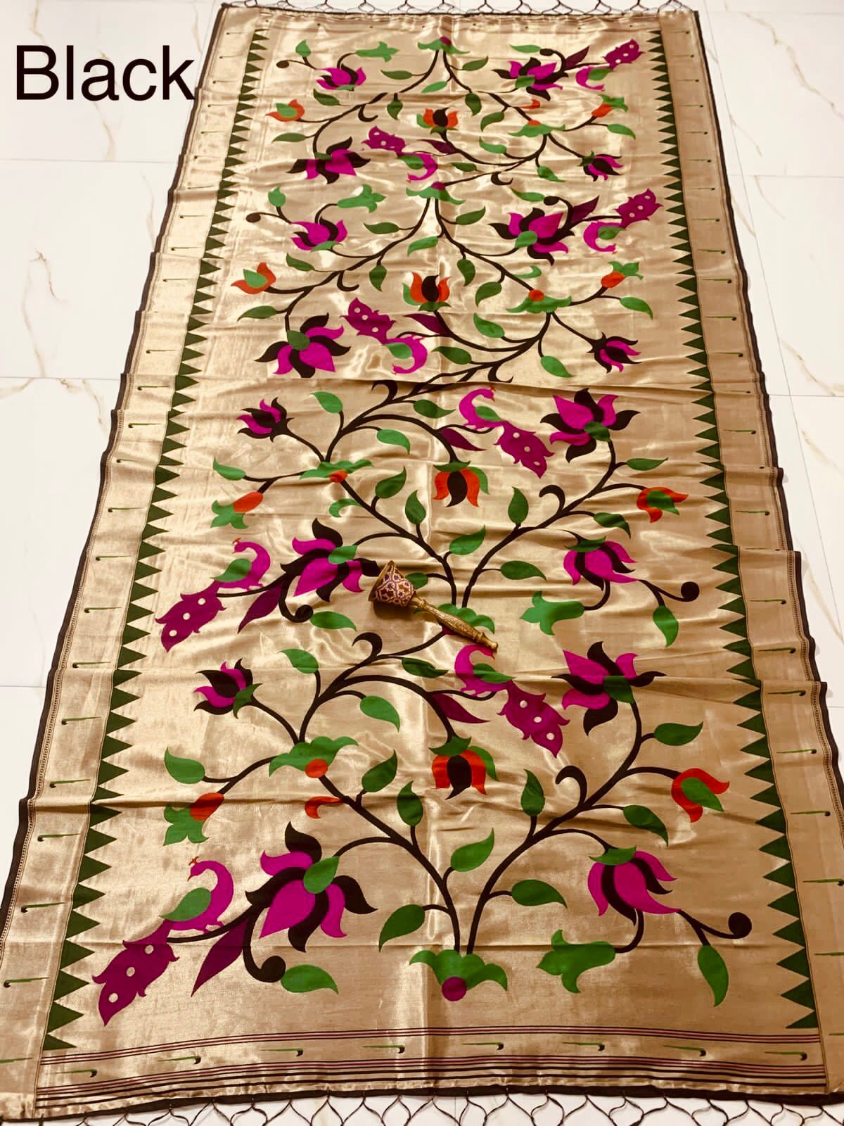 Soft Jari Paithani Dupatta