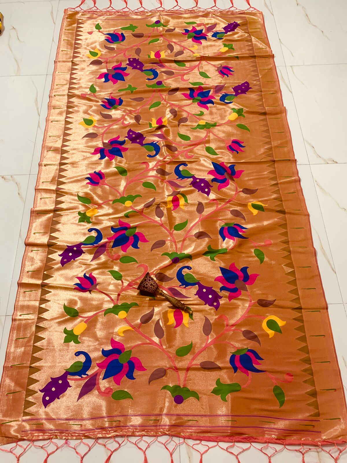 Soft Jari Paithani Dupatta