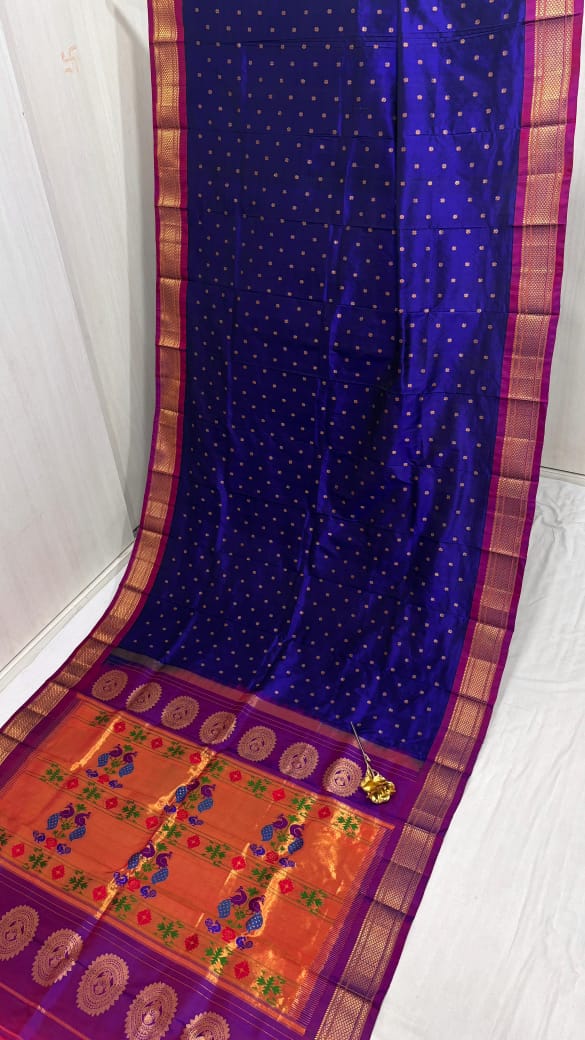 Pure Silk Kalanjali Handloom Paithani