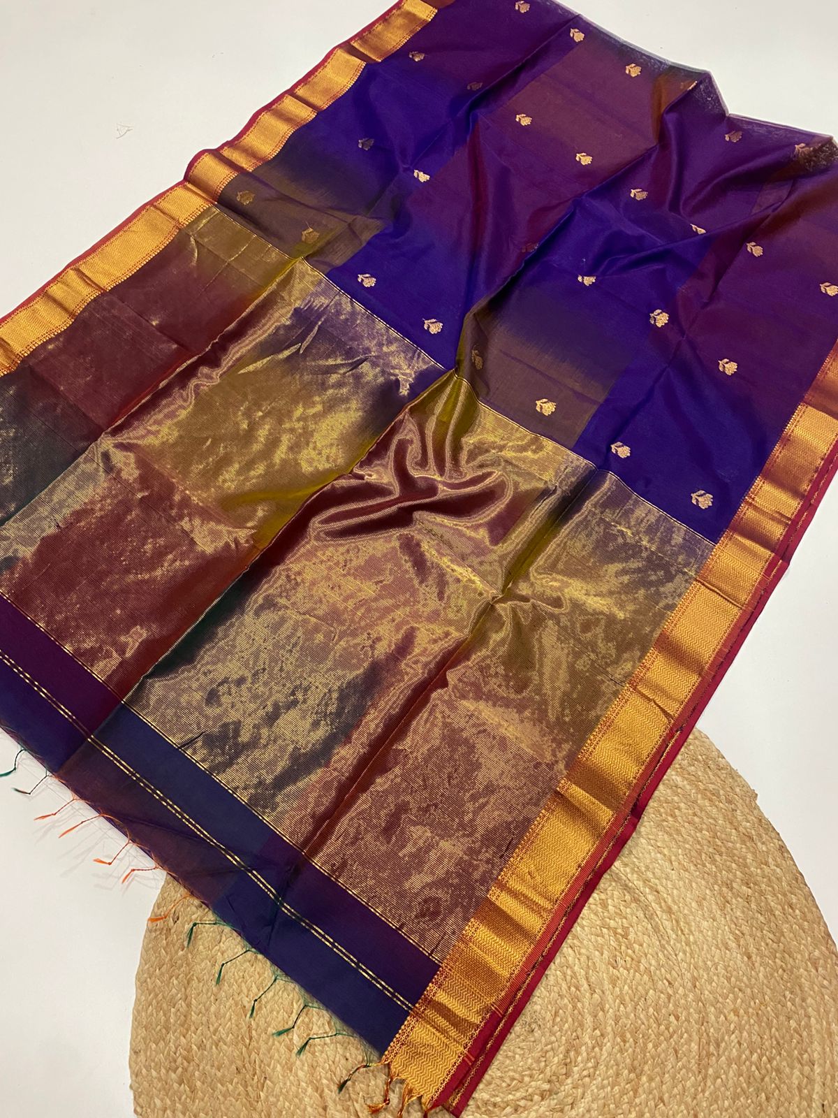 Pure Handloom Maheshwari Saree