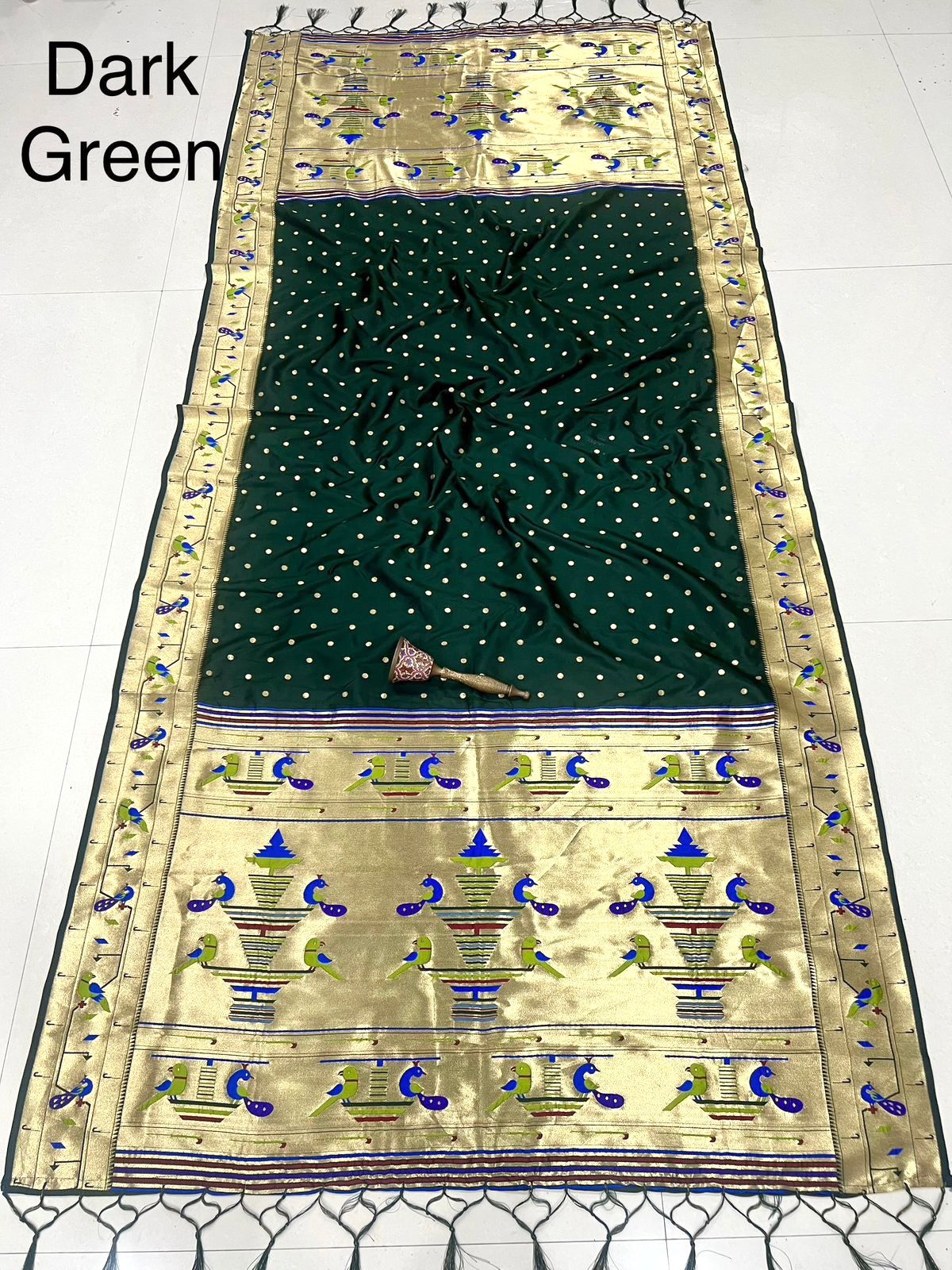 Mor Popat Border Paithani Dupatta