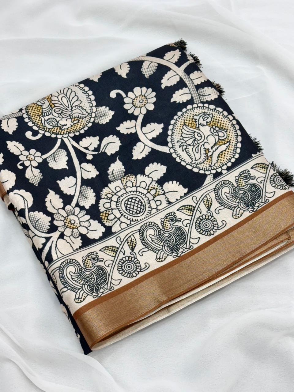 Kalamkari Printed Saree