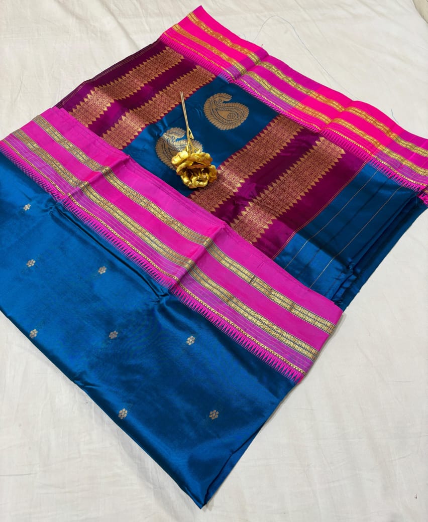 Pure Silk NarayanPeth Paithani (part1)