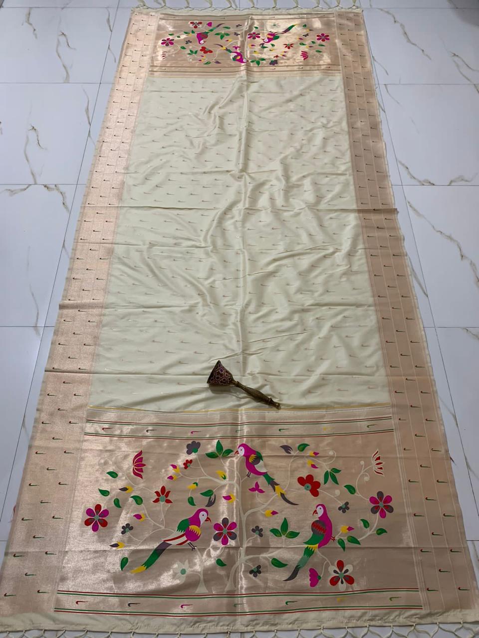 Big Muniya Border Paithani Dupatta