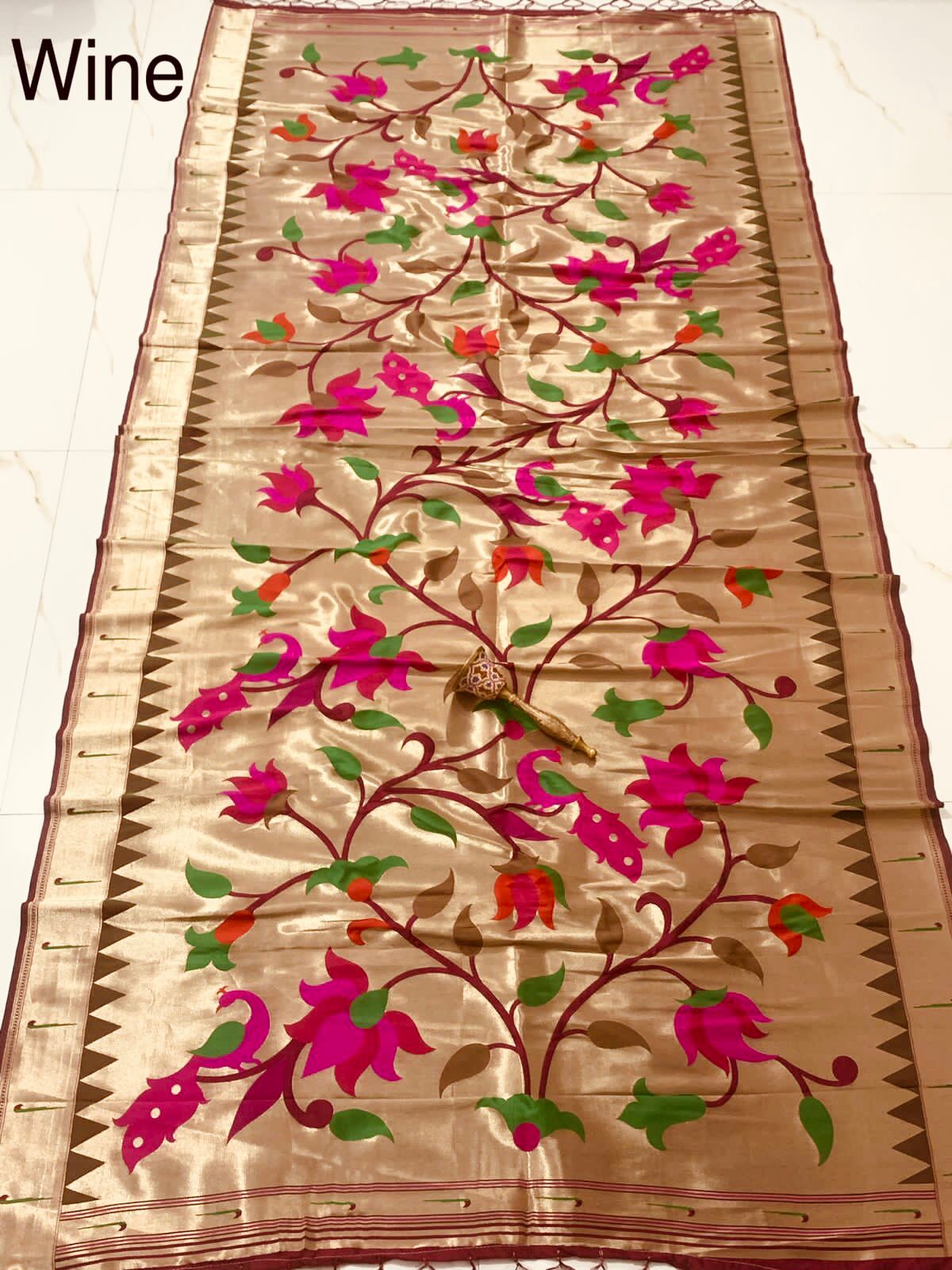 Soft Jari Paithani Dupatta