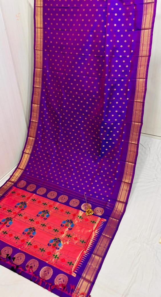 Pure Silk Kalanjali Handloom Paithani